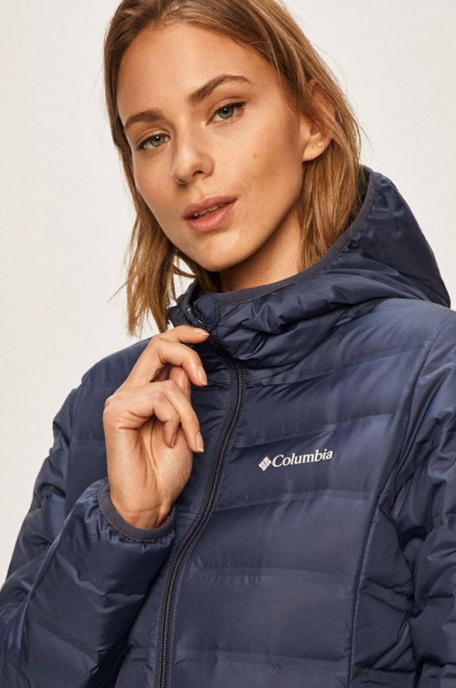 Спортивна пухова куртка Columbia Lake колір синій перехідна фото 5