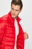 Пухова куртка EA7 Emporio Armani колір червоний перехідна