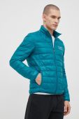 Пухова куртка EA7 Emporio Armani колір блакитний (2717724)