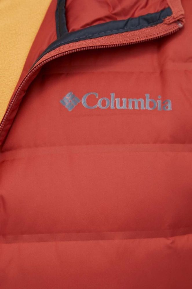 Спортивна пухова куртка Columbia Lake 22 колір червоний фото 5