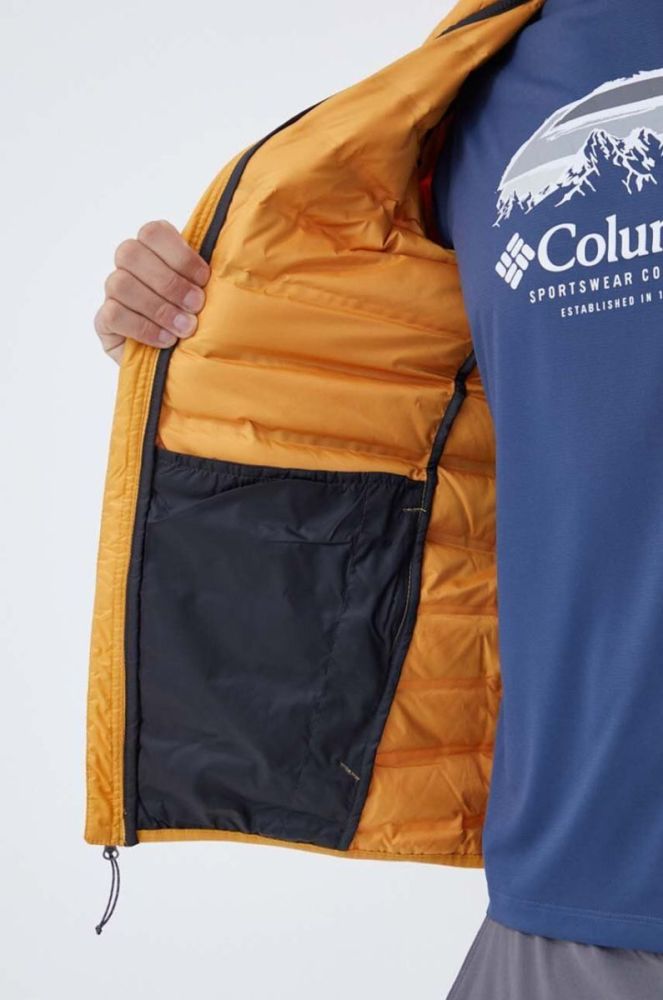Спортивна пухова куртка Columbia Lake колір помаранчевий (3487167) фото 6