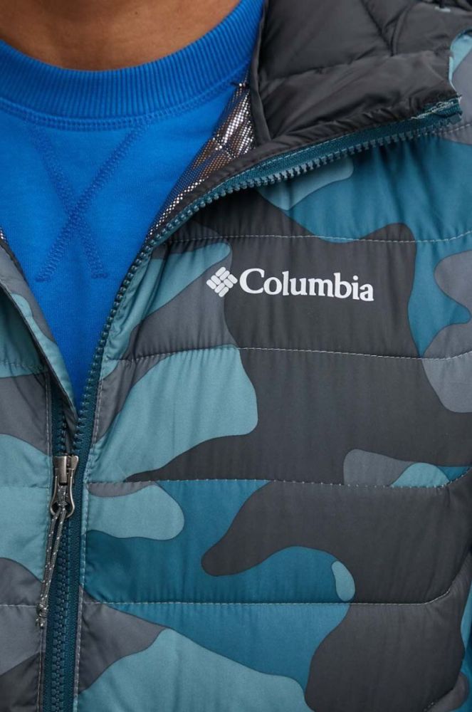 Спортивна куртка Columbia Powder зимова 1693931-664 колір блакитний (3519201) фото 4