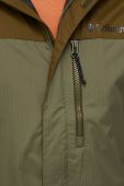 Куртка outdoor Columbia Pouring Adventure II колір зелений перехідна 1760061-479