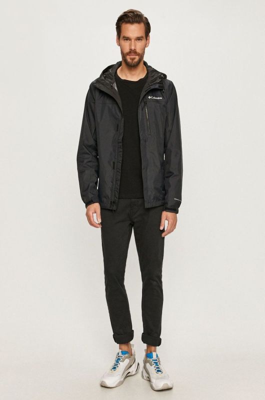 Куртка outdoor Columbia Pouring Adventure Ii колір чорний перехідна 1760061-479 фото 2