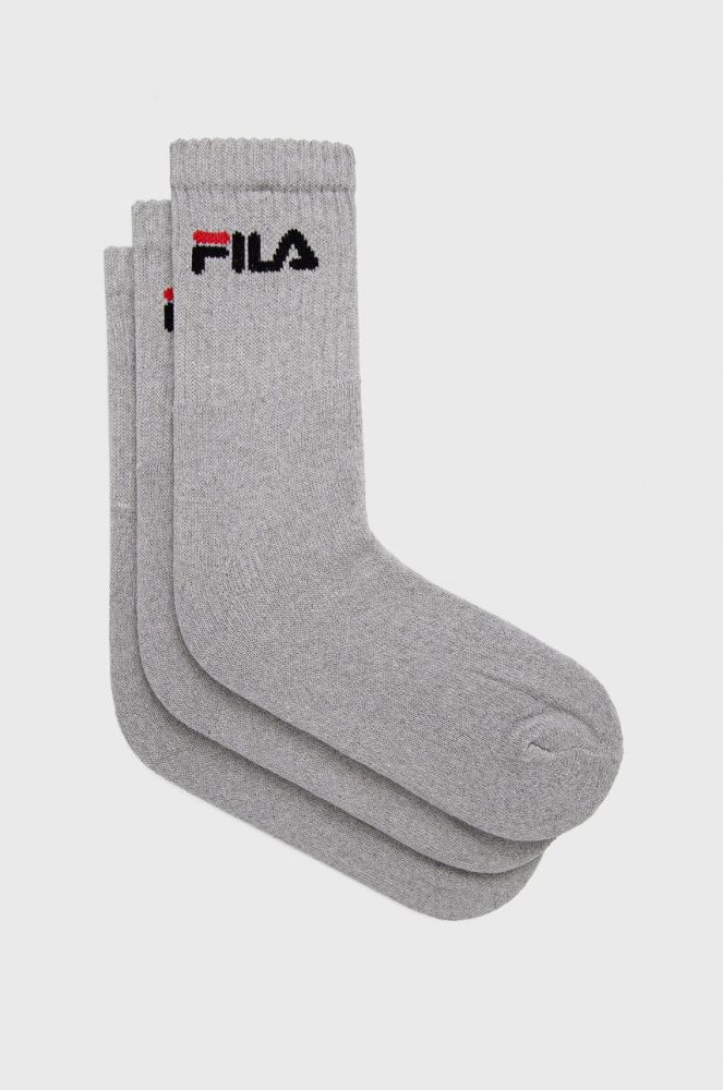 Fila - Шкарпетки (3-pack) колір сірий (1863620)