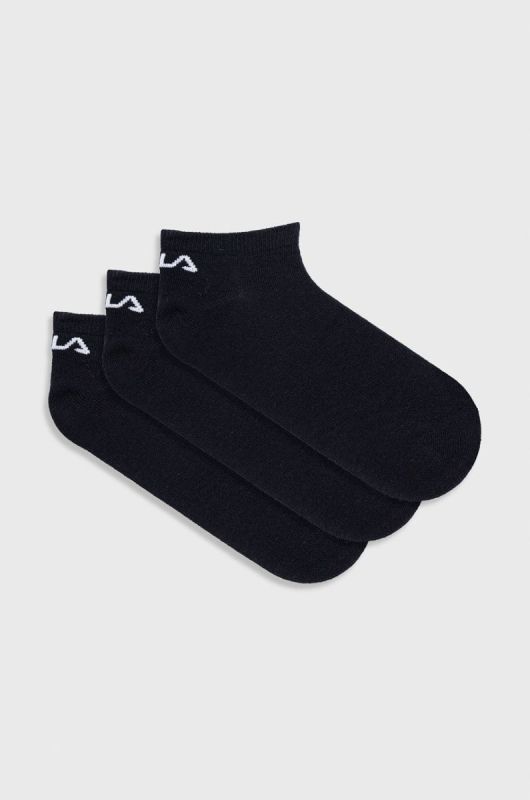 Шкарпетки Fila (3 pack) жіночі колір синій