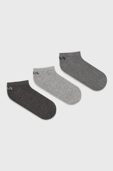 Fila - Шкарпетки (3-pack) колір сірий (3340659) Fila - Шкарпетки (3-pack) колір сірий (3340659)