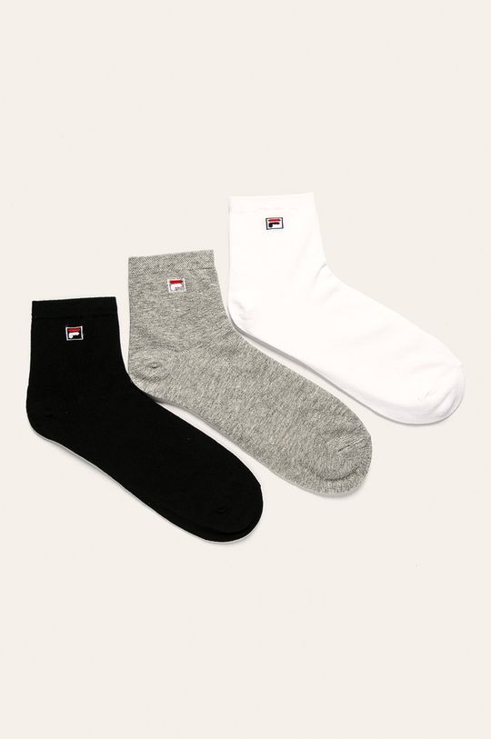 Шкарпетки Fila (3 pack) чоловічі колір сірий (1165231)