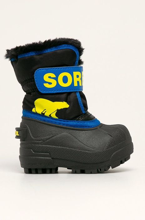 Sorel - Дитячі чоботи Snow Commander колір чорний (745294)