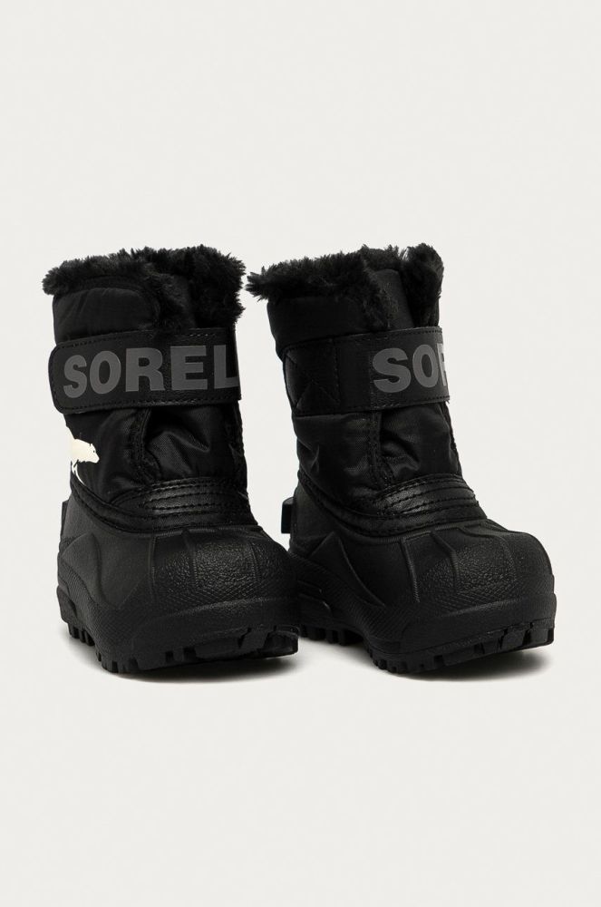 Sorel - Дитячі чоботи Snow Commander колір чорний (768899)