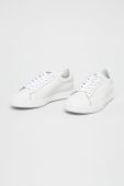 EA7 Emporio Armani - Шкіряні черевики колір білий (371821)