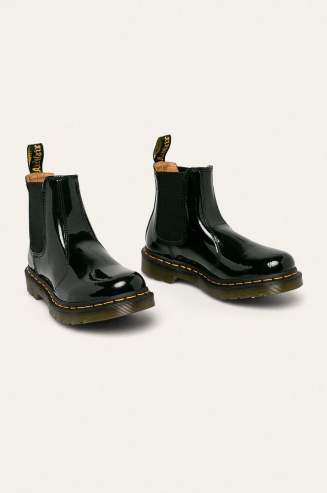 Шкіряні черевики Dr. Martens 2976 жіночі колір чорний на плоскому ходу 25278001-Black фото 2
