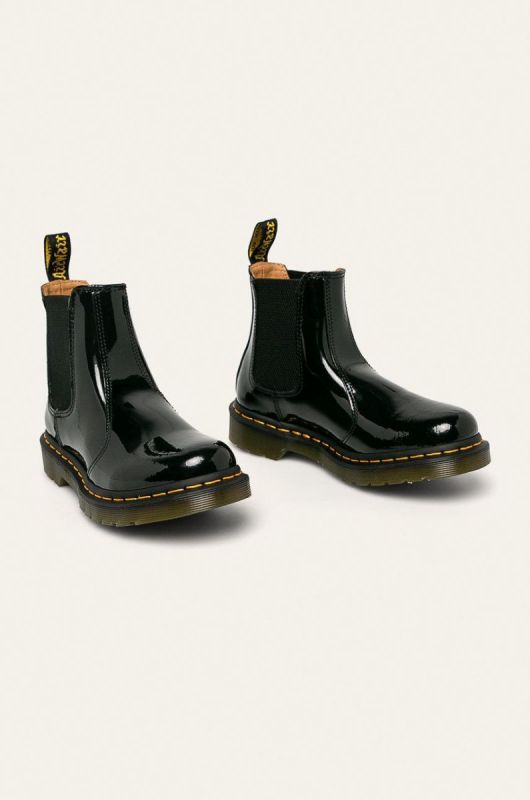 Шкіряні черевики Dr. Martens 2976 жіночі колір чорний на плоскому ходу 25278001-Black фото 2