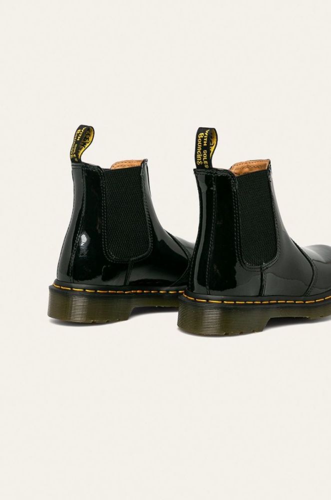 Шкіряні черевики Dr. Martens 2976 жіночі колір чорний на плоскому ходу 25278001-Black фото 3