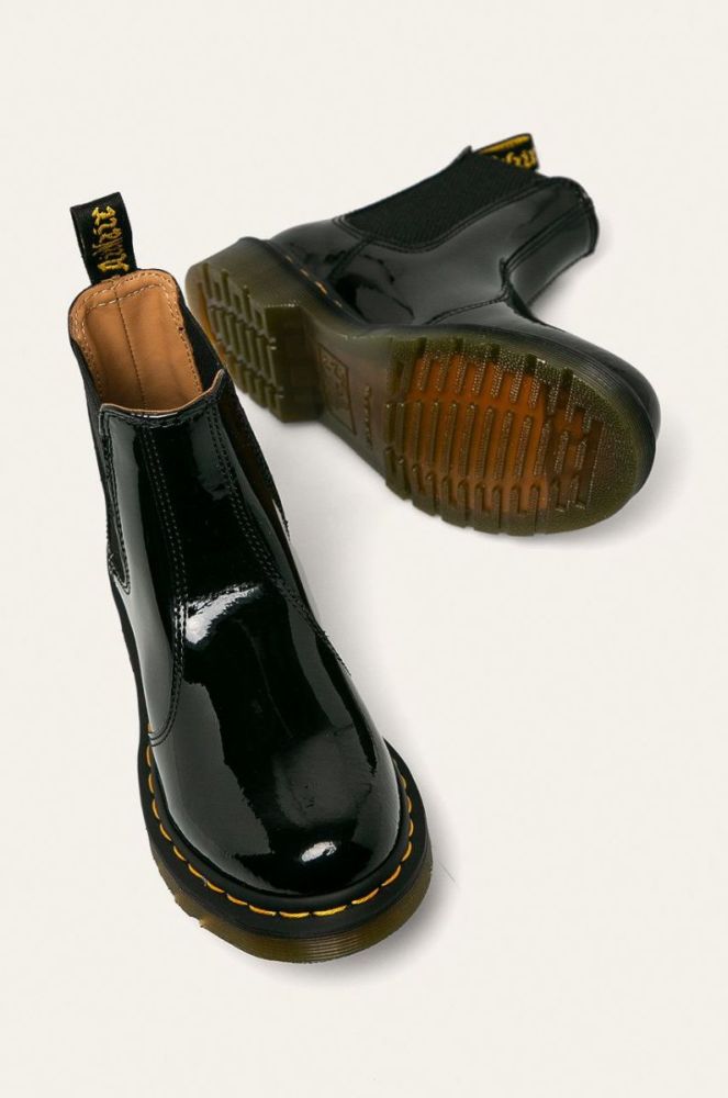 Шкіряні черевики Dr. Martens 2976 жіночі колір чорний на плоскому ходу 25278001-Black фото 4