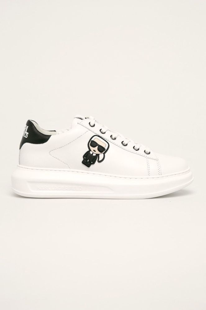 Karl Lagerfeld - Шкіряні черевики колір білий (402219)