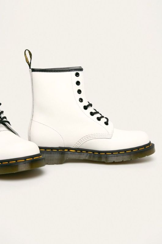 Dr. Martens - Кожаные ботинки 11822100-White цвет белый фото 2