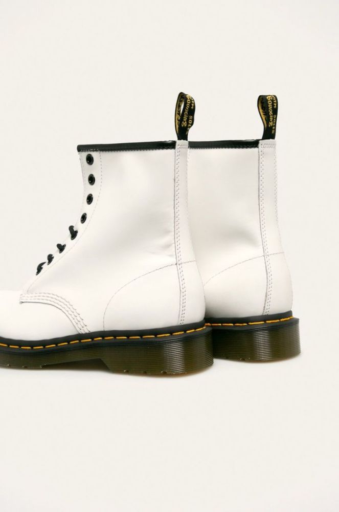 Dr. Martens - Кожаные ботинки 11822100-White цвет белый фото 3