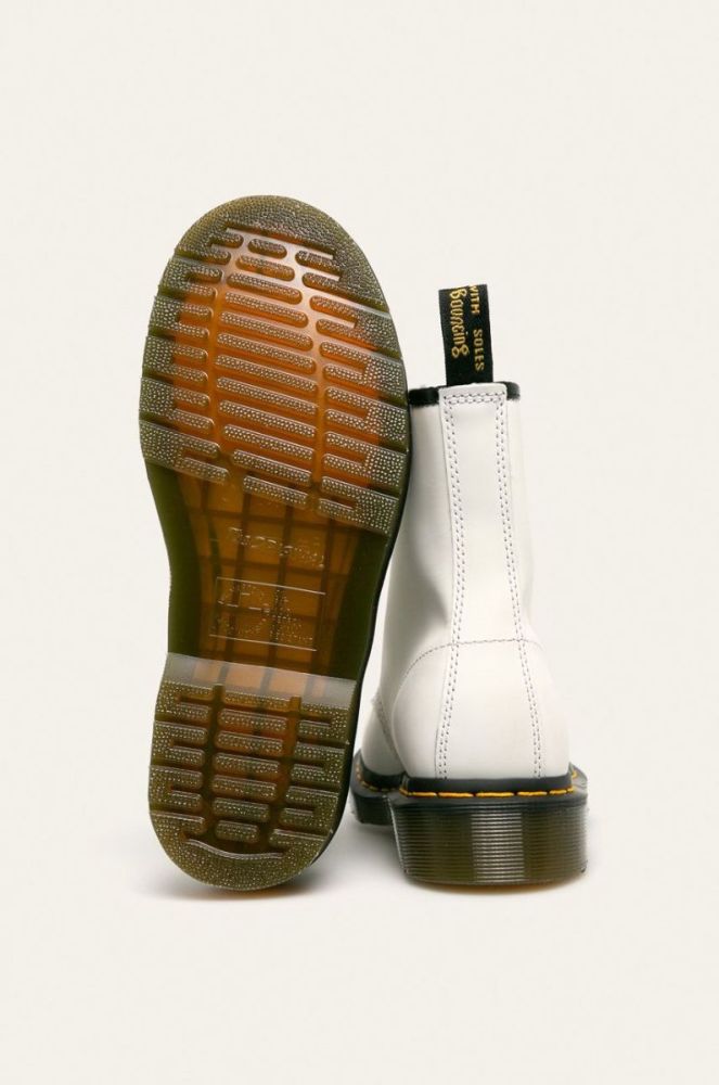 Dr. Martens - Кожаные ботинки 11822100-White цвет белый фото 4