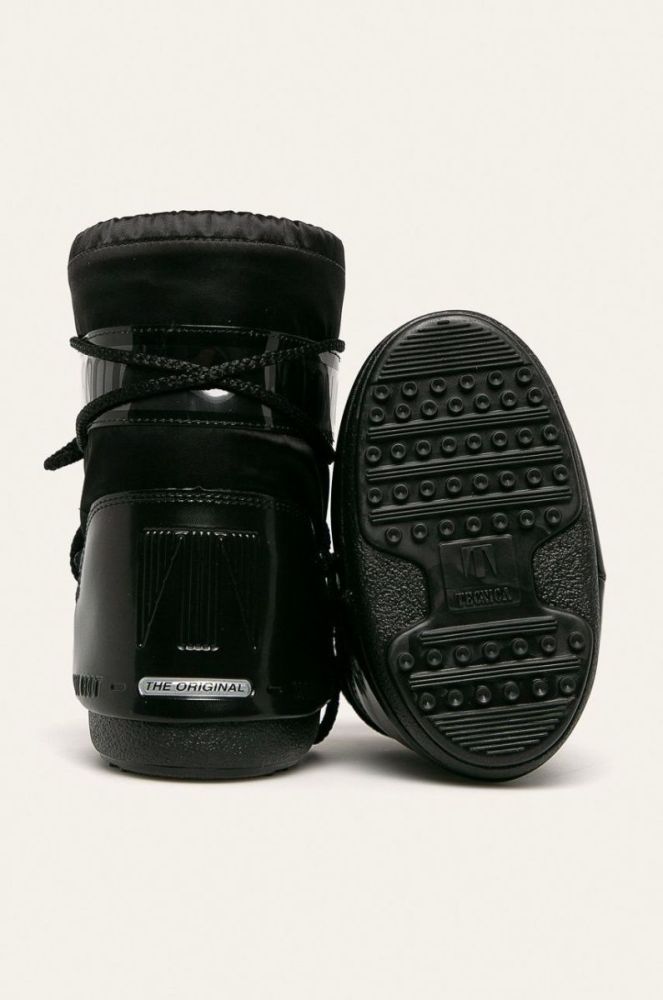 Moon Boot - Дитячі чоботи 14016800.MOON.GLANCE-1.PLATINIU колір чорний (447760) фото 4