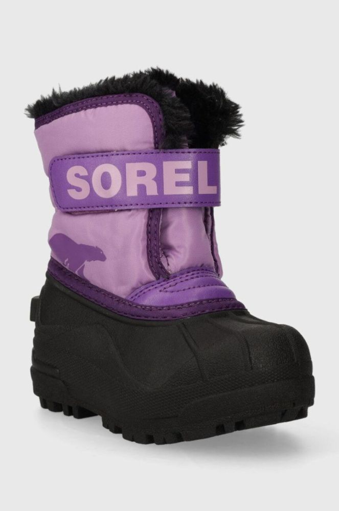 Дитячі чоботи Sorel колір фіолетовий (3499712) фото 2