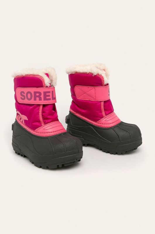 Sorel - Зимове взуття Childrens Snow Commander колір рожевий (745336) фото 2