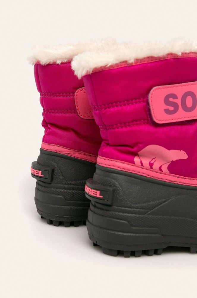 Sorel - Зимове взуття Childrens Snow Commander колір рожевий (745336) фото 3