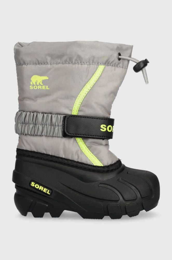 Sorel Дитячі черевики Childrens Flurry колір сірий