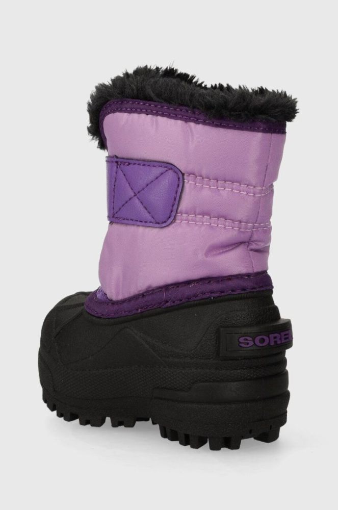 Дитячі чоботи Sorel SPORTY STREET колір фіолетовий фото 3