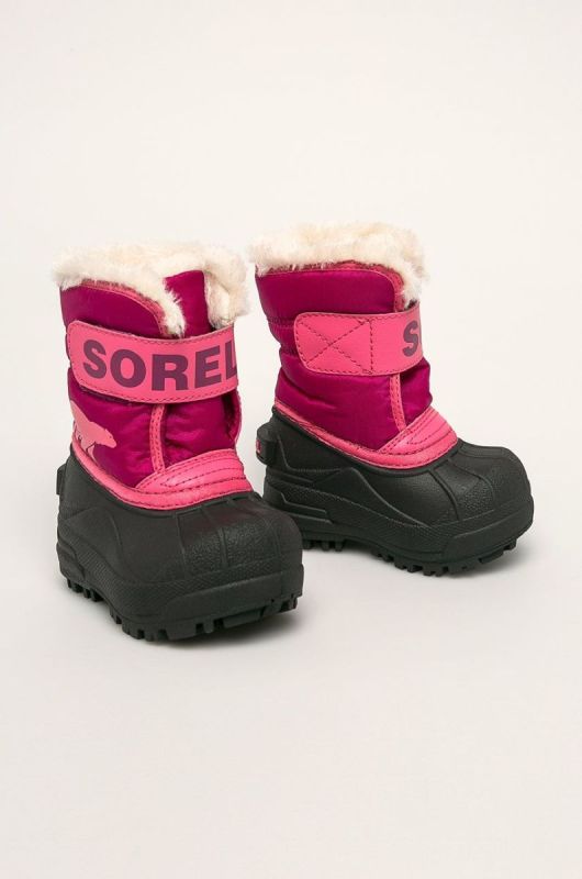 Sorel - Дитячі чоботи Toddler Snow Commander колір рожевий фото 2