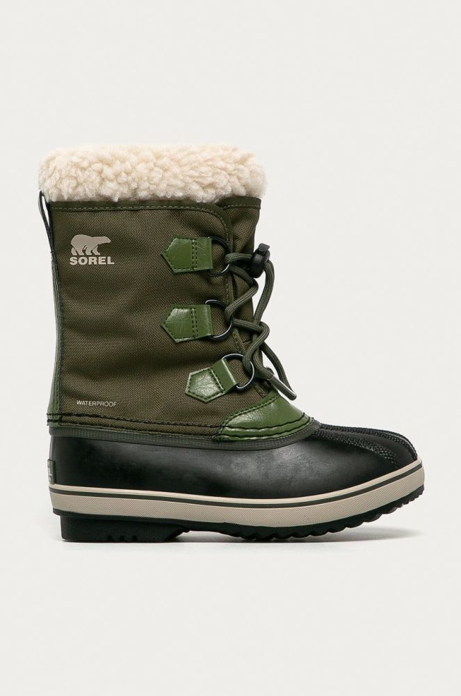 Sorel Дитячі чоботи Yoot Pac Nylon колір зелений (772940)