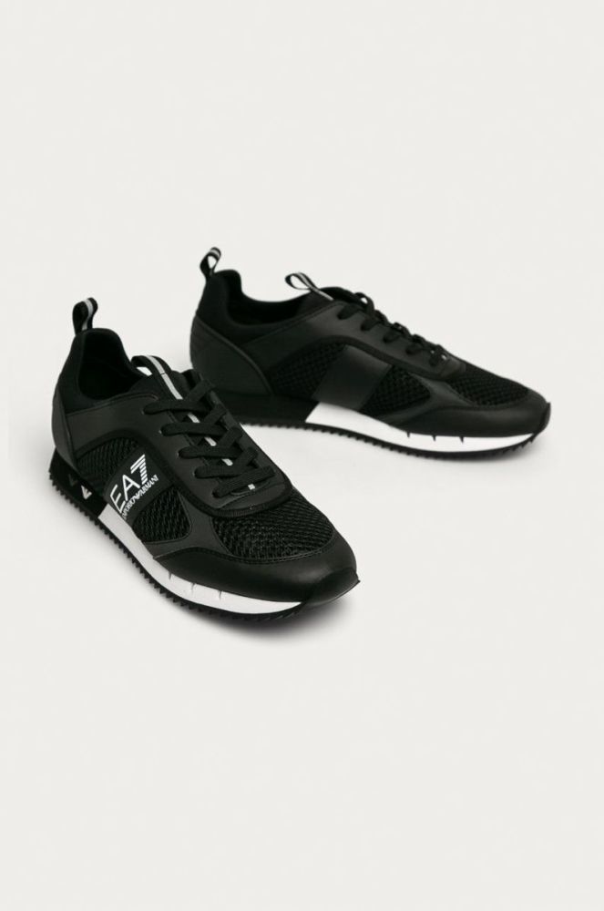 EA7 Emporio Armani - Черевики колір чорний (371868) фото 2