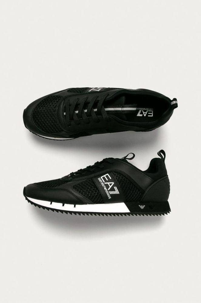 EA7 Emporio Armani - Черевики колір чорний (371868) фото 4