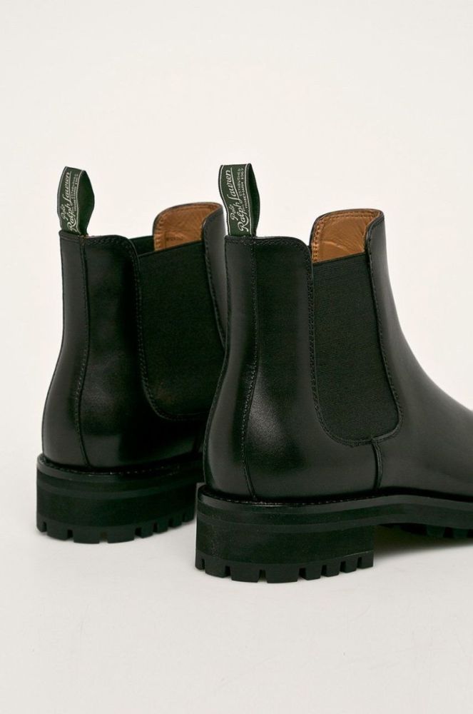 Polo Ralph Lauren  Шкіряні черевики Bryson 8,12754E+11 колір чорний фото 3