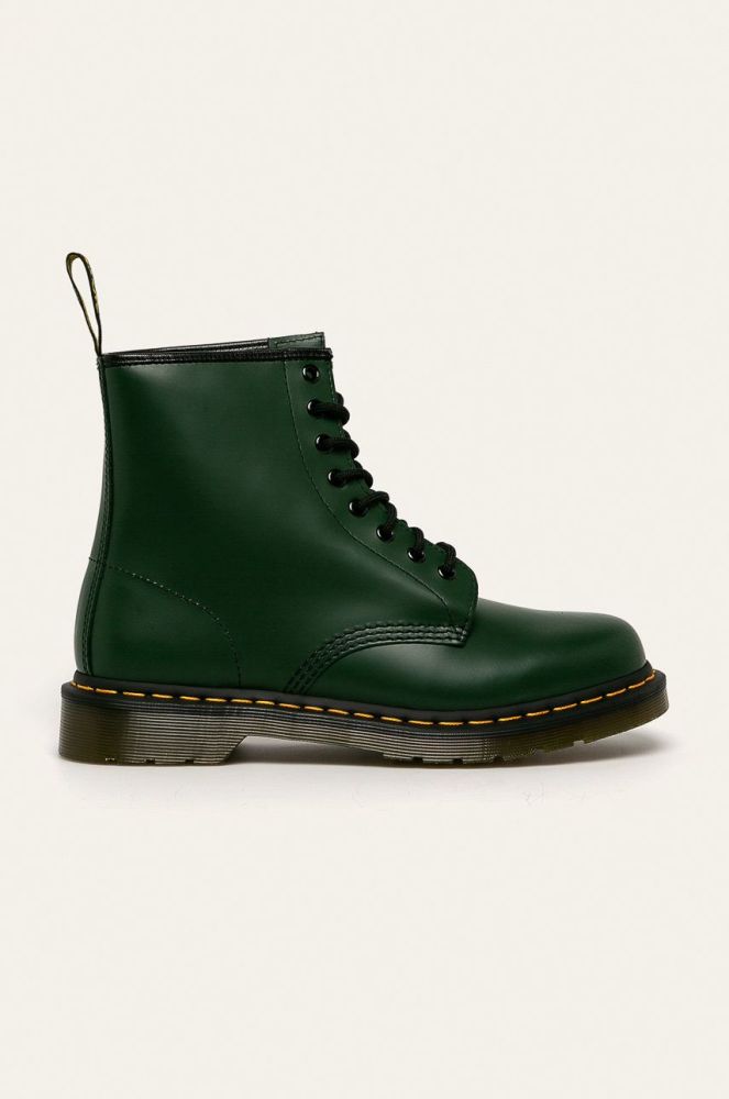 Шкіряні черевики Dr. Martens 11822207 1460 чоловічі колір зелений