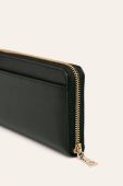 Dkny - Шкіряний гаманець колір чорний (397527)