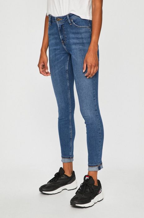 Lee - Джинси Scarlett high колір блакитний