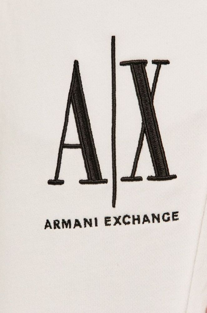 Armani Exchange - Штани колір білий (350478) фото 4