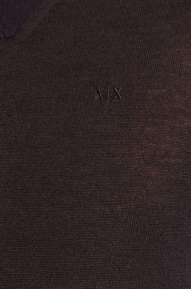 Armani Exchange - Светр колір темно-синій (379611) фото 6