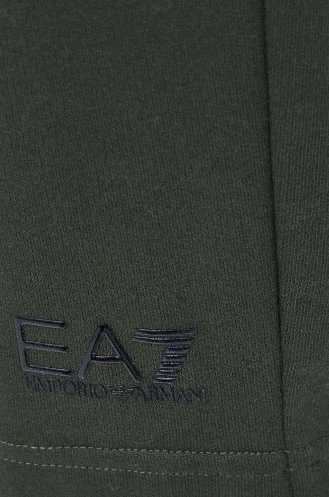 Шорти EA7 Emporio Armani чоловічі колір зелений (3581581) фото 4