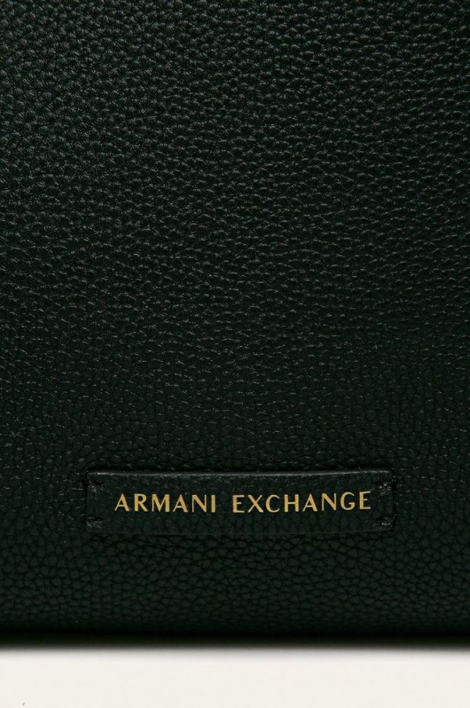Armani Exchange - Двостороння сумочка колір чорний фото 2
