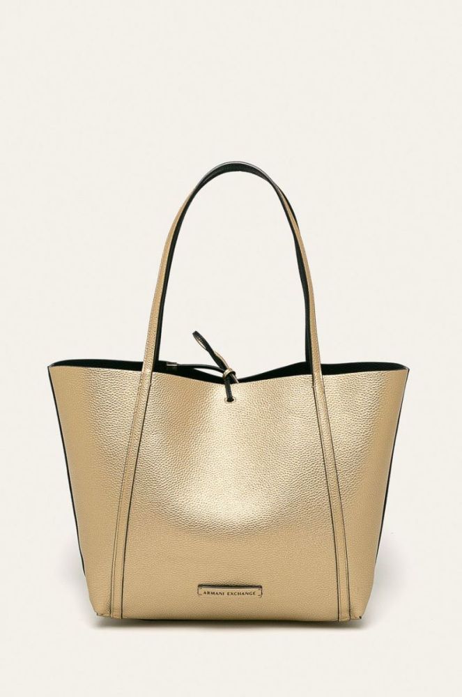 Armani Exchange - Двостороння сумочка колір чорний фото 3