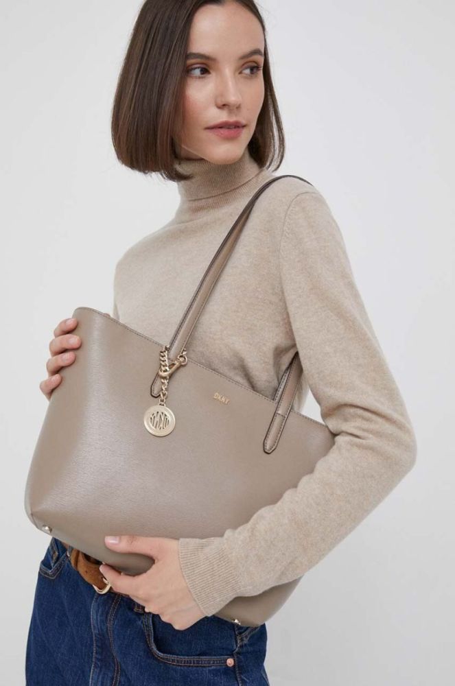 Сумочка Dkny колір коричневий (3406709) фото 6