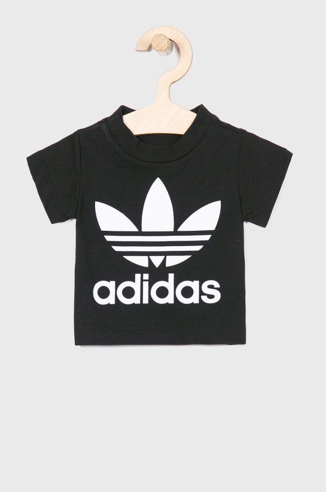 adidas Originals - Дитяча футболка 62-104 cm колір чорний