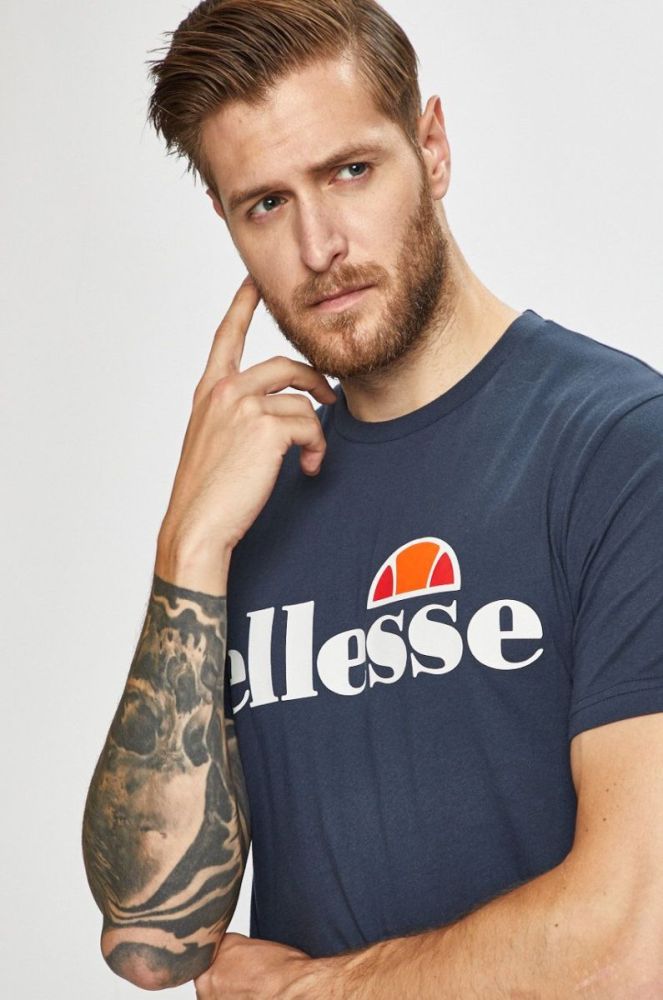 Ellesse - Футболка SHC07405-White колір темно-синій (369953) фото 4