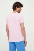 Футболка Tommy Hilfiger чоловічий колір рожевий однотонний