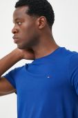 Футболка Tommy Hilfiger чоловічий однотонний колір блакитний (2619915)