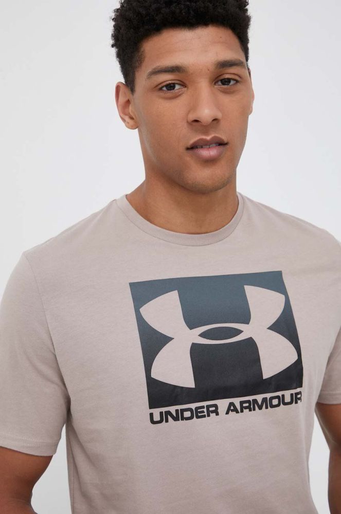 Under Armour Футболка 1329581-101 колір бежевий (3236867)