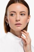 Swarovski - Сережки Attract колір срібний