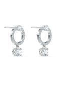 Swarovski - Сережки Attract колір срібний